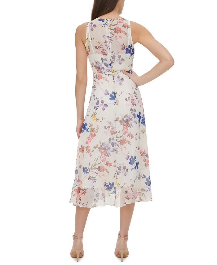 Tommy Hilfiger Petite Floral-Print Maxi Dress - Macy's