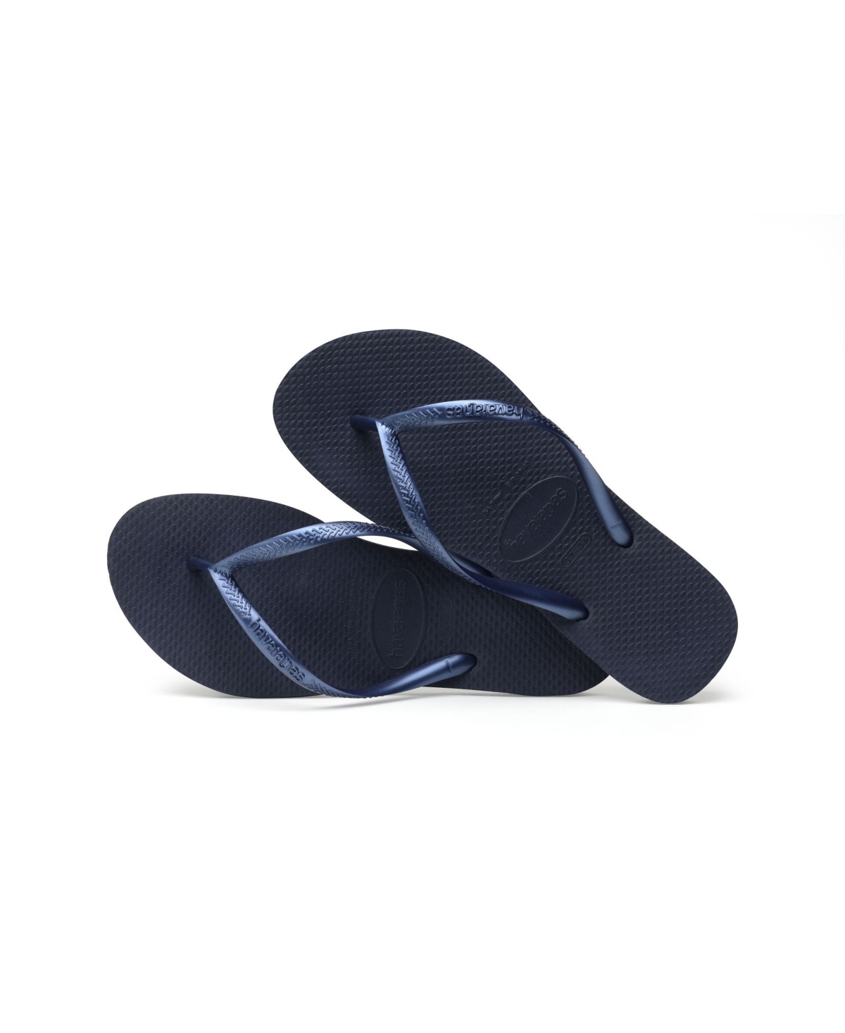Shop Havaianas Women's Slim Flip-flop Sandals In Navy Blue
