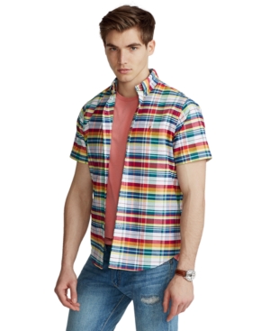 Polo Ralph Lauren Men's Classic-Fit Checked Oxford Shirt