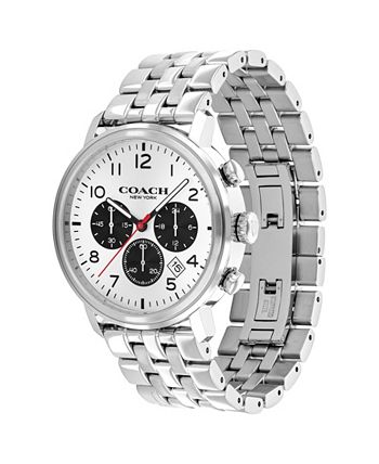 COACH Men's Harrison Stainless Steel Bracelet Watch 42mm & Reviews - All  Watches - Jewelry & Watches - Macy's