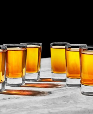 JoyJolt Villa Shot Glasses, Set of 6