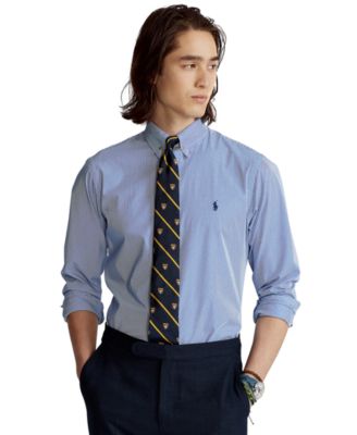 Polo Ralph Lauren - Men's Classic-Fit Striped Stretch Poplin Shirt