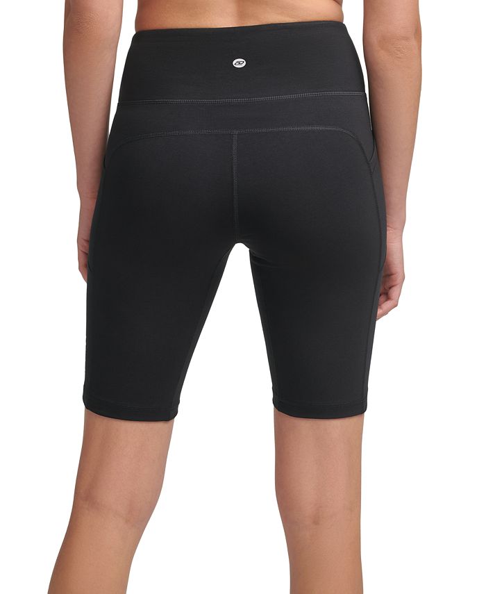 DKNY Logo-Graphic High-Waist Bike Shorts & Reviews - Shorts - Women ...