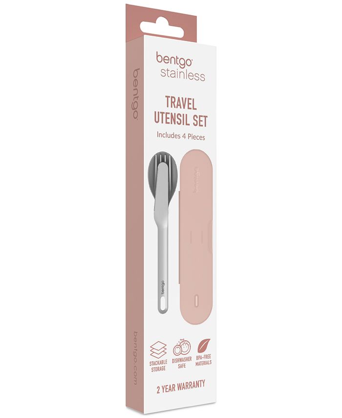 bentgo stainless travel utensil set