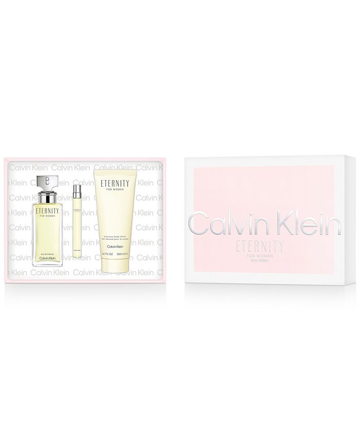 calvin klein eternity for women gift set