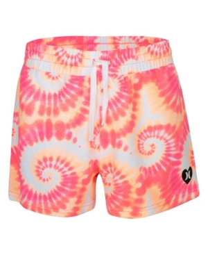 Hurley Big Girls Tie Dye Terry Shorts