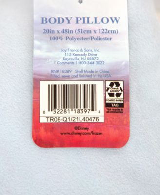 Disney CLOSEOUT! Frozen Elsa & Ana 20" x 48" Body Pillow