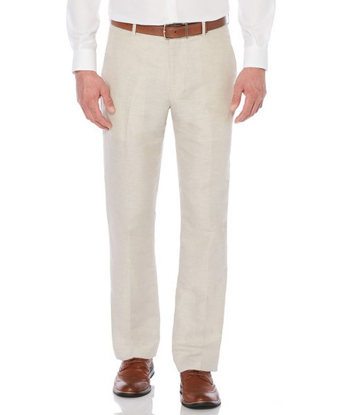 Perry Ellis Men's Linen Cotton Herringbone Suit Pant Macy's