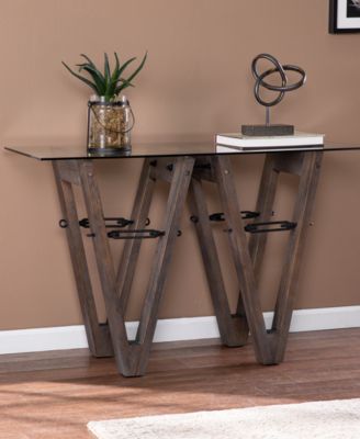 Southern Enterprises Garto Reclaimed Wood Console Table