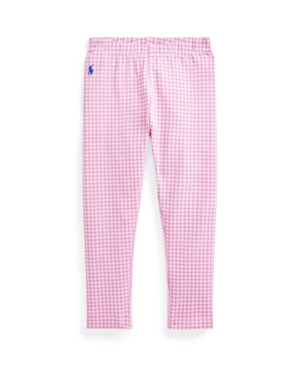 Little Girls Gingham Stretch Jersey Legging