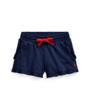 Toddler Girls Ruffled Jersey Shorts