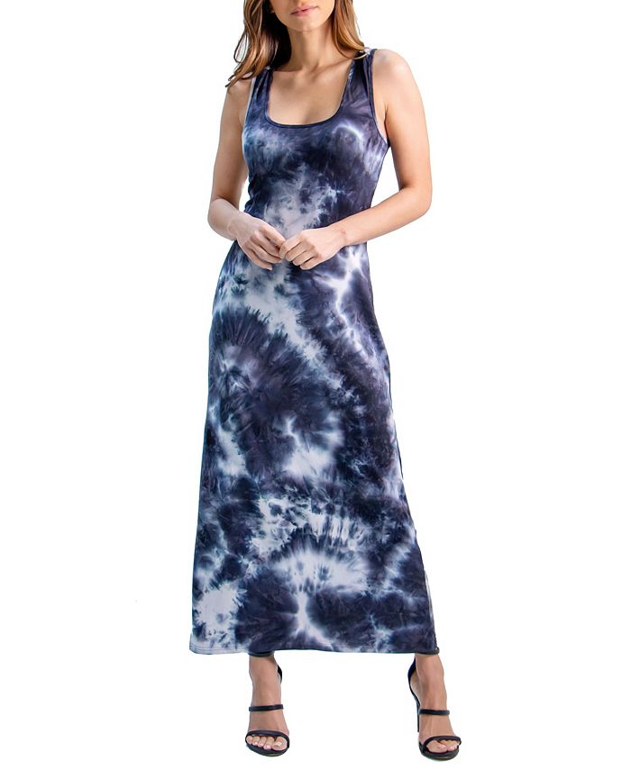 Tie dye deals racerback maxi dress