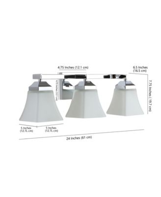 Staunton 3-Light Modern Cottage LED Vanity Light