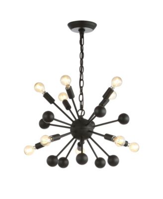 Orbit 10-Light Adjustable Modern Industrial Sputnik LED Chandelier