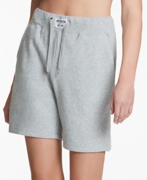 JUICY COUTURE WOMEN'S LOGO PATCH HIGH WAISTED SHORTS