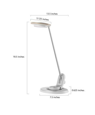 Dixon Aluminum Contemporary Minimalist Adjustable Dimmable USB Chargning LED Task Lamp