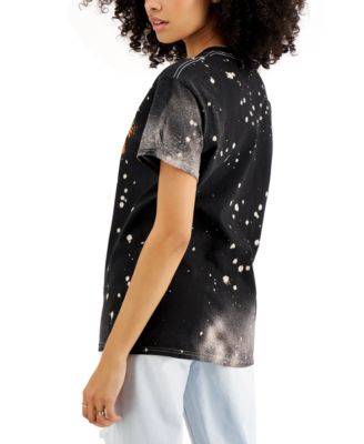 Juniors' Cotton Butterfly-Print T-Shirt
