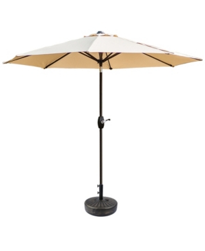 9' Outdoor Patio Market Table Umbrella with Round Base