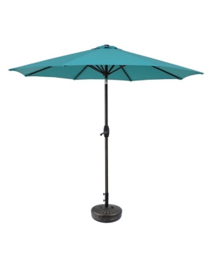9' Outdoor Patio Market Table Umbrella with Round Base