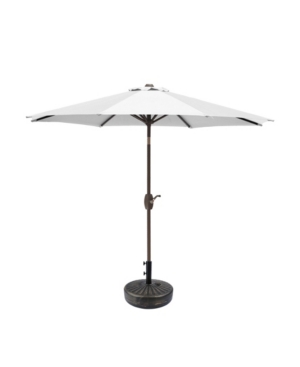 9' Outdoor Patio Market Table Umbrella with Round Base