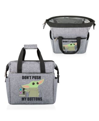 Mandalorian the Child on the Go Buttons Lunch Cooler Tote Bag
