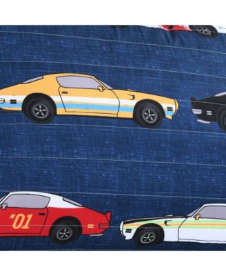 Kids Race Cars Sherpa Throw, 60" x 50"