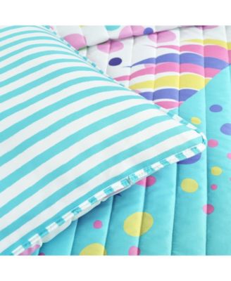 Kids Unicorn Rainbow 5-Pc. Quilt Set, Full/Queen