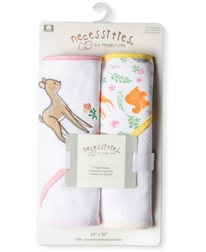Baby Girls Hooded Towel Set Pack of 2