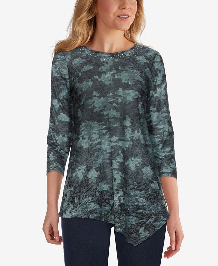 petite camo cargo trousers