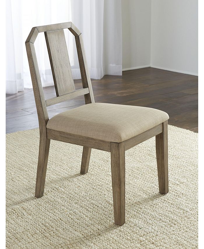 Furniture Acadia 7pc Dining Set (Rectangular Table & 6 Side Chairs