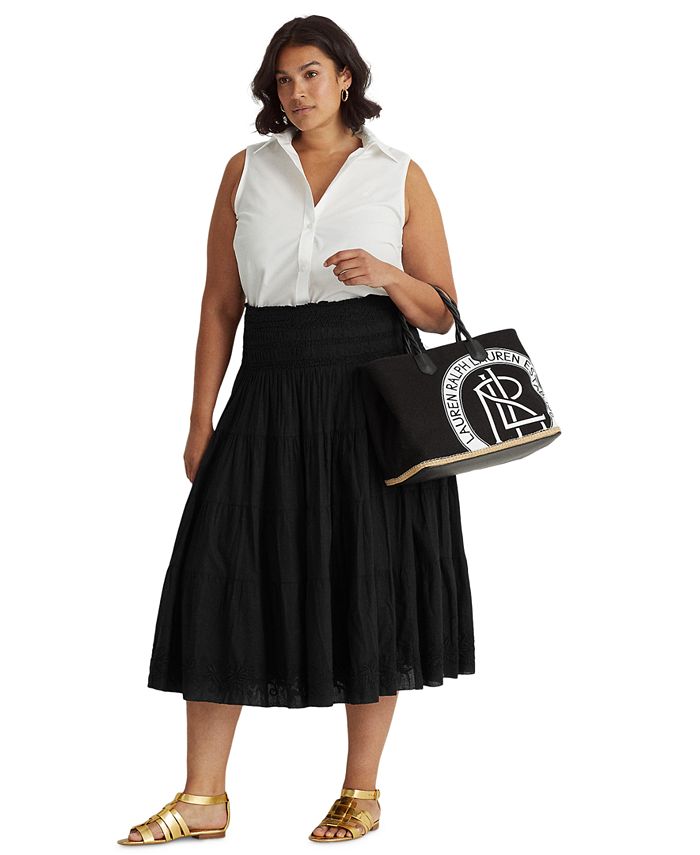 Lauren Ralph Lauren Plus Size Peasant Skirt Macy's
