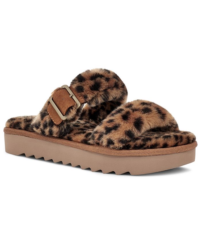 Ugg sandals on sale cheetah