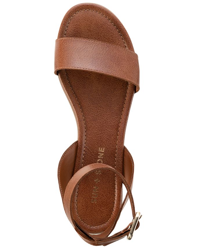 Sun + Stone Miiah Flat Sandals, Created for Macy's - Macy's