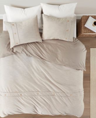 Dover Oversized 3-Pc. Duvet Cover Set, Full/Queen