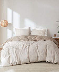 CLOSEOUT! Dover King/California King 3 Piece Oversized Duvet Cover Set