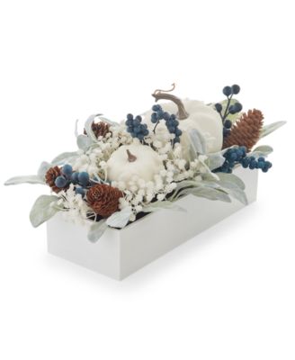 Martha Stewart Collection - White Pumpkin Centerpiece