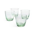 Oake Bubble Glass Double Old-Fashioned Glasses, Set of 4