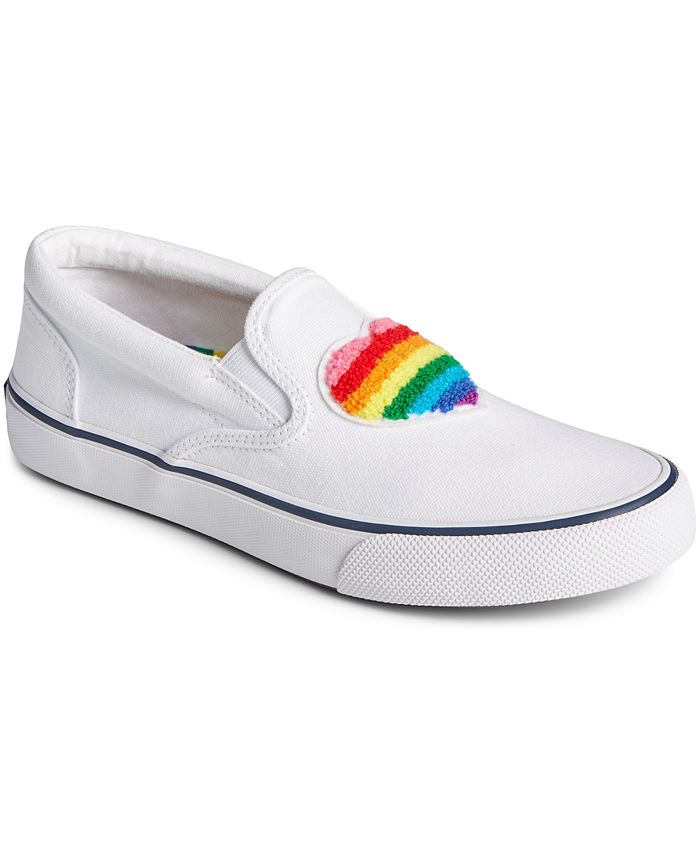 Sperry striped sneakers on sale