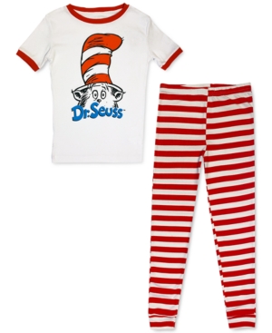 Dr Seuss Big Kid Cat In The Hat Family Pajama Set