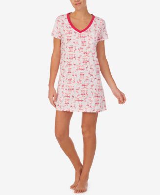 Cotton Jersey Knit Sleep Shirt 