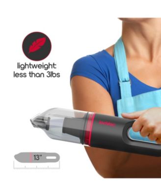 ionvac HandVac, Cordless Handheld Vacuum with USB-Charging and Multiple Attachments