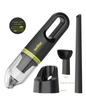ionvac HandVac, Cordless Handheld Vacuum with USB-Charging and Multiple Attachments