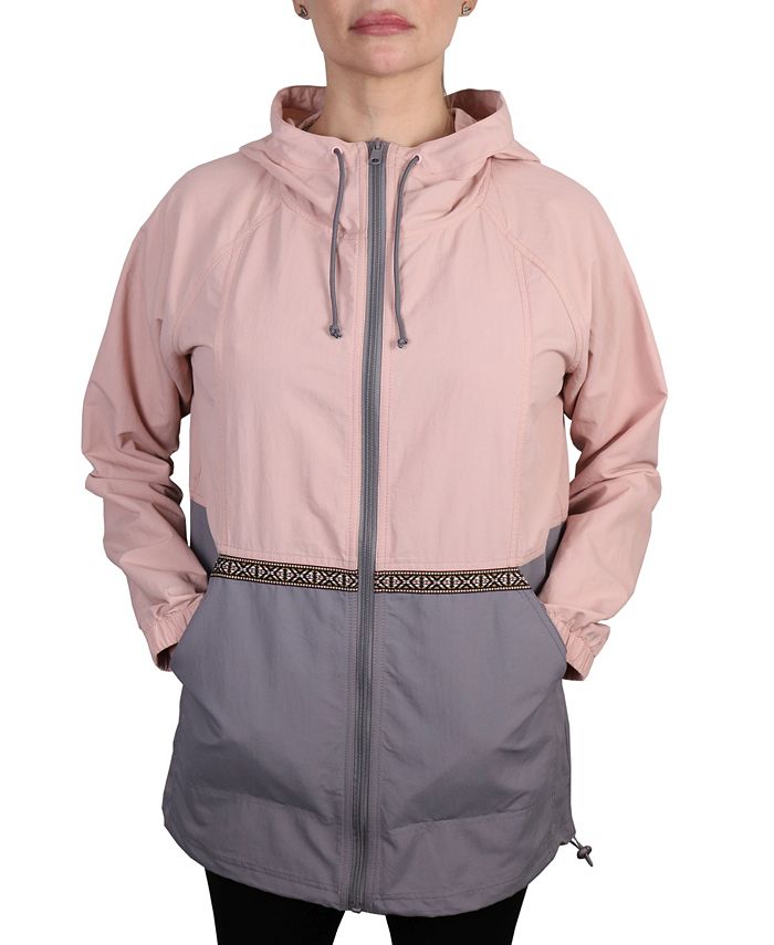 Mountain and Isles Women s Color Block Lightweight Rain Jacket