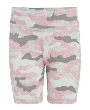 Calvin Klein Big Girls Performance Camo Bike Shorts