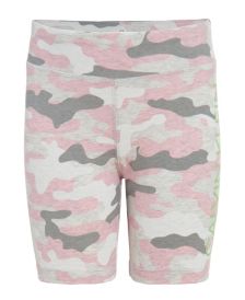 Big Girls Performance Camo Bike Shorts