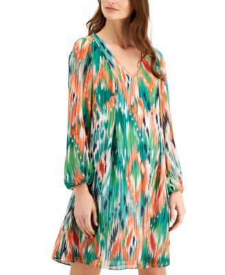INC International Concepts INC Chiffon Shift Dress, Created for Macy's