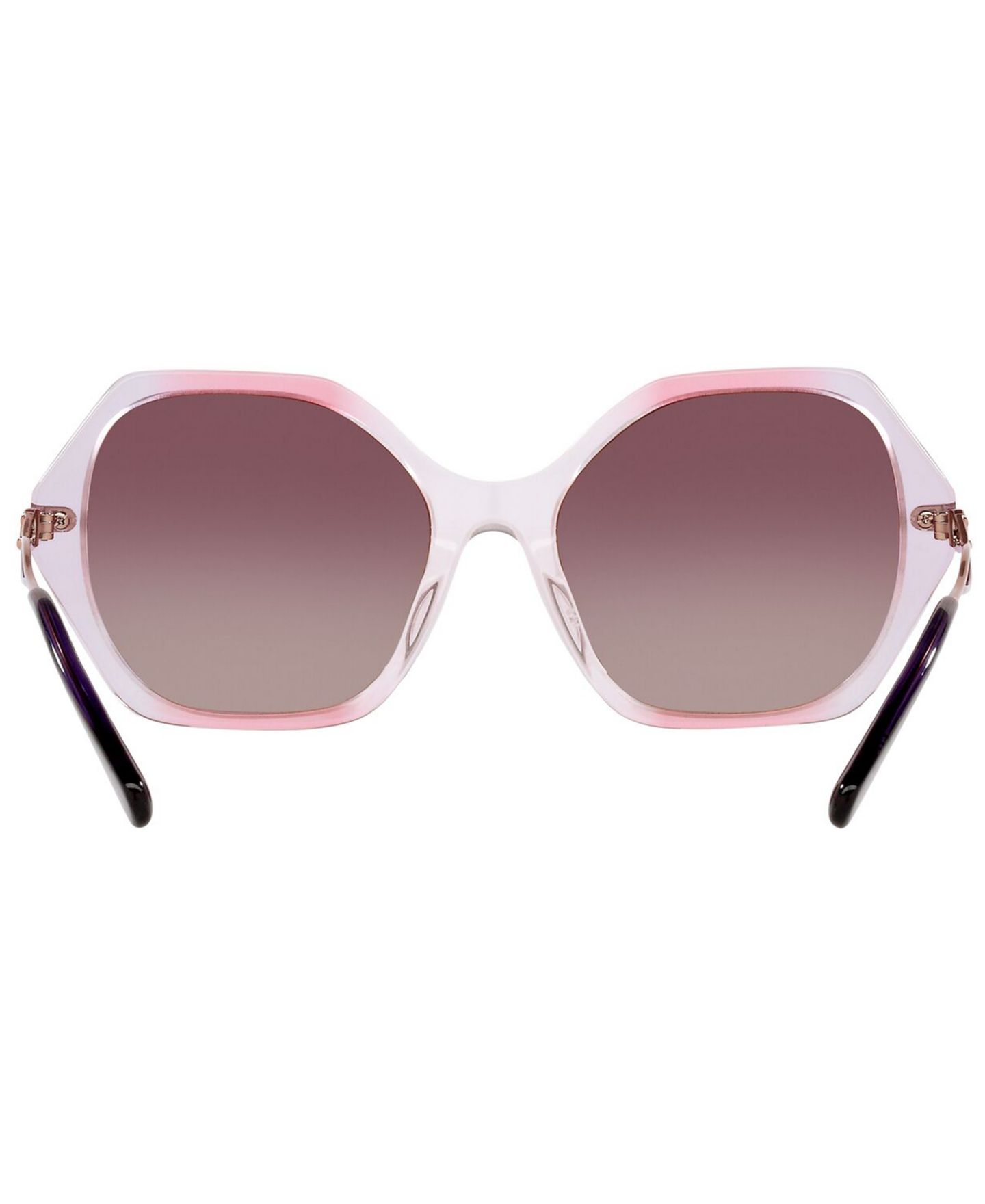 Женские солнцезащитные очки Coach Sunglasses, HC8315 57 C3445, цвет: Градиентный прозрачный фиолетовый / Фиолетовый градиентный — фото 5
