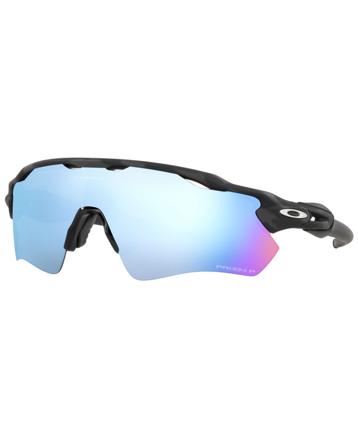 Oakley Men's Polarized Sunglasses, Radar Ev Pat Oo9208 In Matte Black Camo,prizm Deep Water Polari