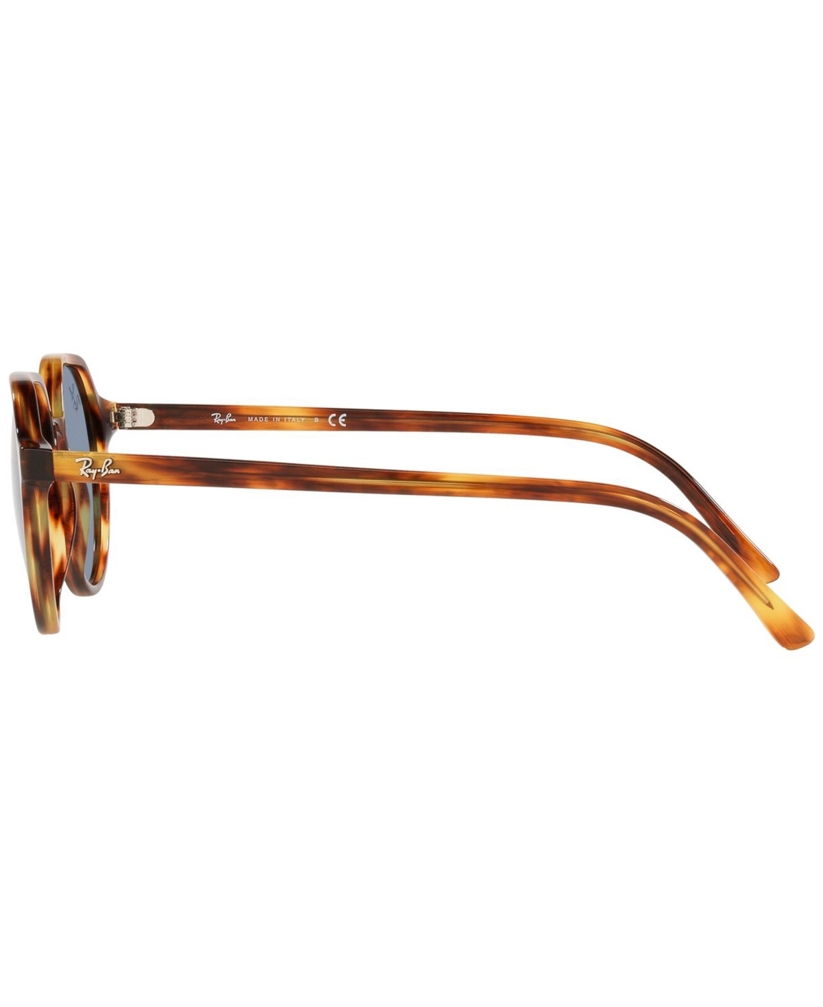 Ray Ban Womens Brown Rb2195 Thalia Square-frame Acetate Sunglasses In Striped Havana,blue