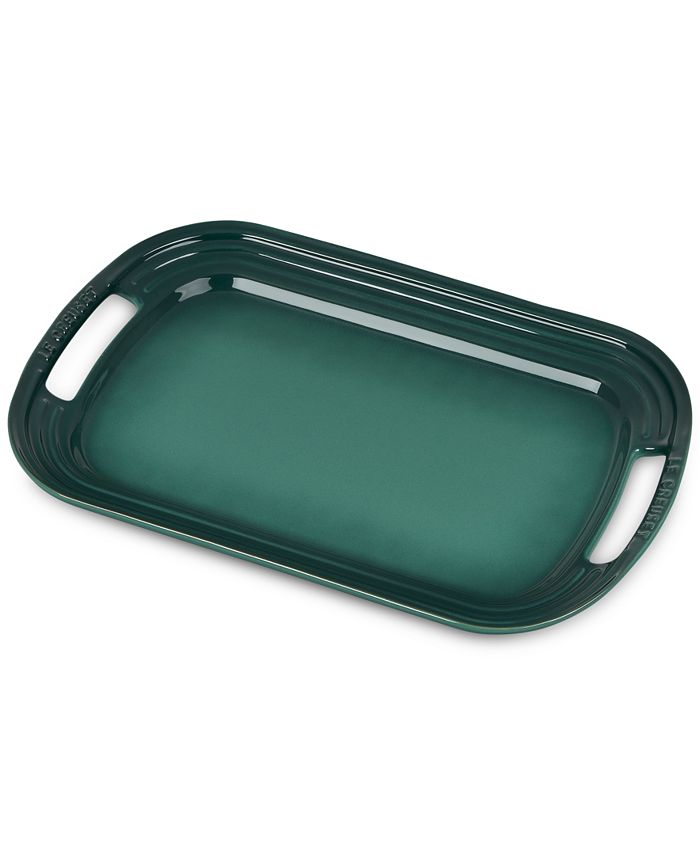 Le Creuset Enameled Stoneware 16.5" Serving Platter & Reviews